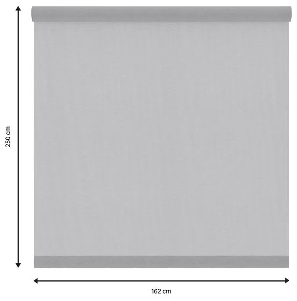 Tessuto per tende a rullo filtrante INSPIRE Canberra grigio / argento 162 x 250 cm