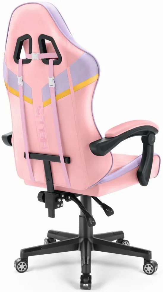 Sedia da gioco HC-1004 rosa-viola