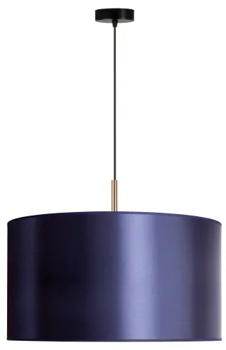 Duolla - Lampadario a sospensione con filo CANNES 1xE27/15W/230V diametro 45 cm blu/rame