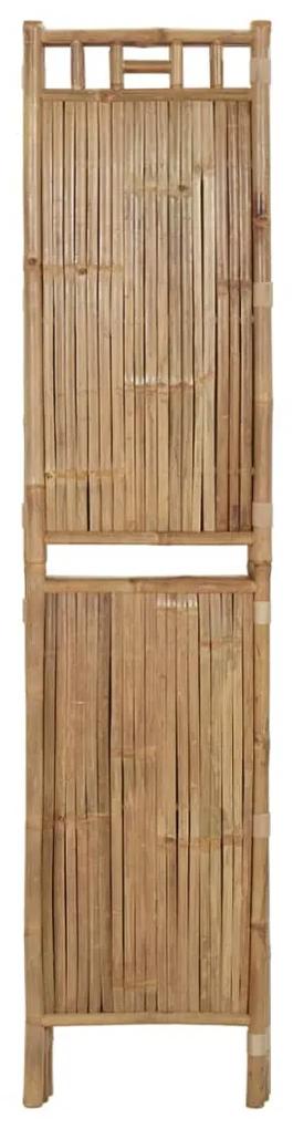 Paravento a 4 pannelli in bambù 160x180 cm