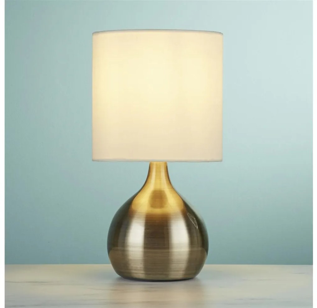 Searchlight EU3923AB - Lampada da tavolo TOUCH 1xE14/40W/230V