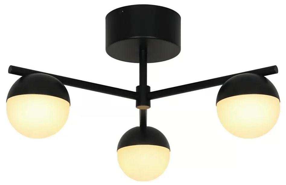 Nordlux - Lampadario a plafone CONTINA 3xG9/5W/230V nero