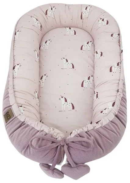 EKO - Cesto per bambini in cotone UNICORN 90x60 cm