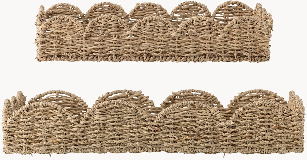 Set di 2 vassoi da portata fatti a mano Brea