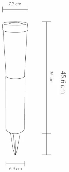Globo 33785-2 - SET 2x Lampada LED solare SOLAR LED/0,1W/3V 6000K IP44
