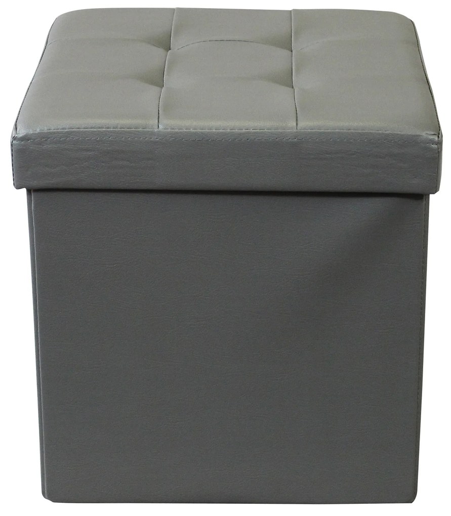 ZARA - pouf quadrato in ecopelle