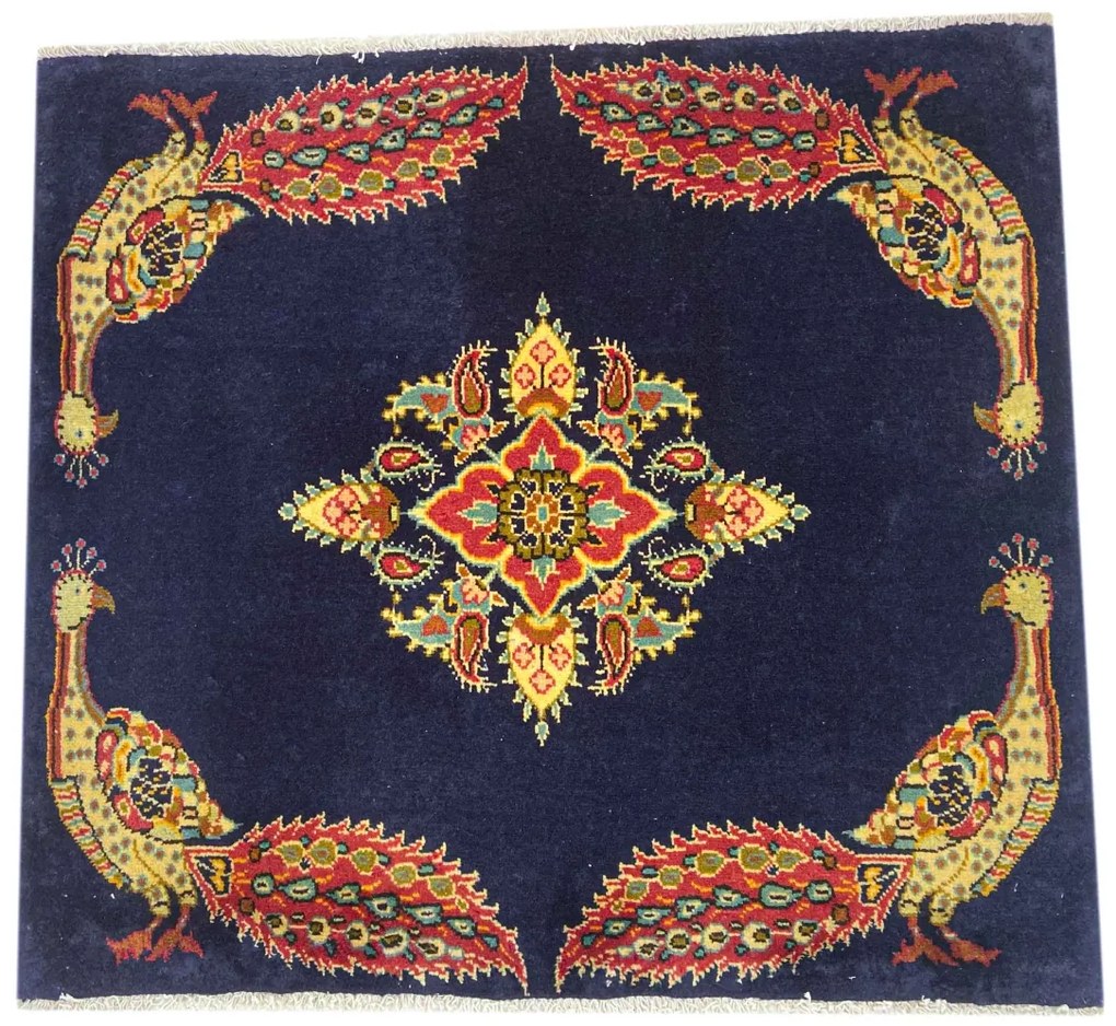 Kashan Tappeto persiano 100x90 (Iran)