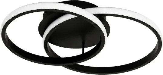 Plafoniera LED TITANO LED/12W/230V nera