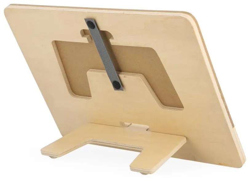 Lavagnetta in legno con supporto removibile