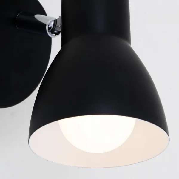 Briloner 10698889 - Faretto da parete 1xE14/25W/230V nero