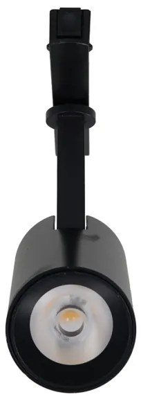 Faretto LED per sistema binario MAGNETIC TRACK LED/10W/48V 3000K nero