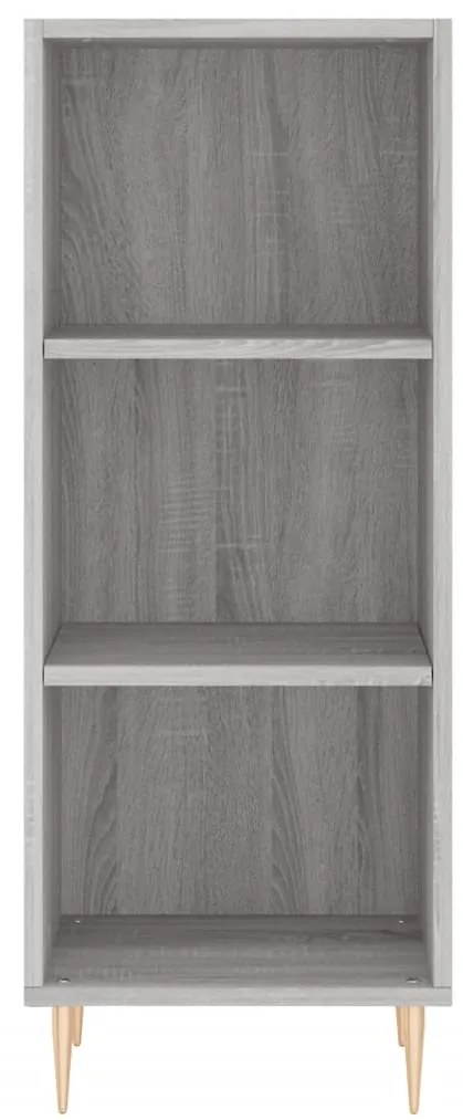 Credenza grigio sonoma 34,5x32,5x90 cm in legno multistrato