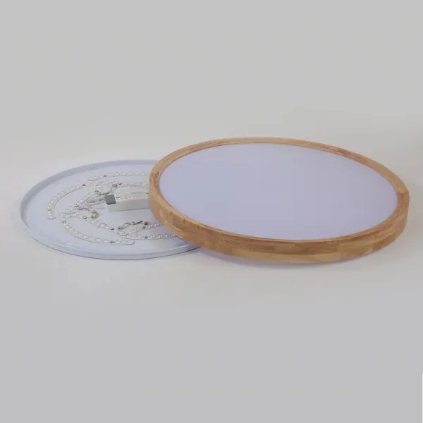 Brilagi - Plafoniera LED WOODROUND LED/40W/230V 3000/4000/6000K Ø 60 cm