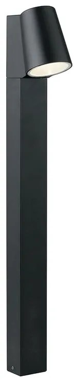 Lampione da giardino LED, Sintesi H 62.5 cm, nero 400 LUMEN, IP44 INTEC