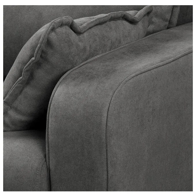 Divano grigio scuro 193 cm Beata - Ropez