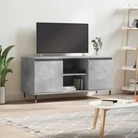 Mobile Porta TV Grigio Cemento 104x35x50cm in Legno Multistratocod mxl 82064