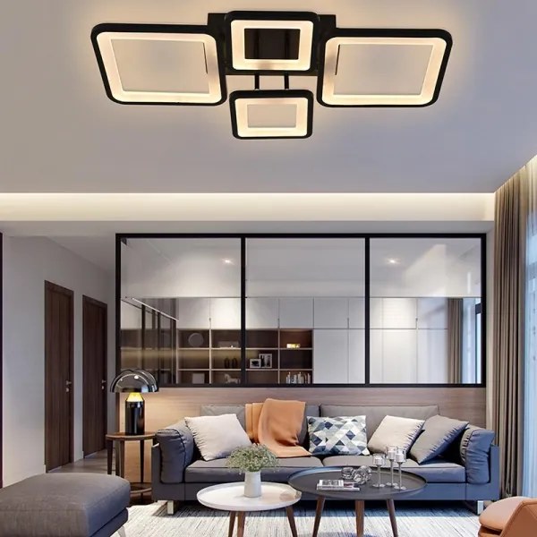 Lampadario LED dimmerabile 70W 230V 3000-6500K con telecomando