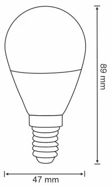 RGB Lampadina LED dimmerabile G45 E14/5,5W/230V 3000-6500K Wi-fi Tuya