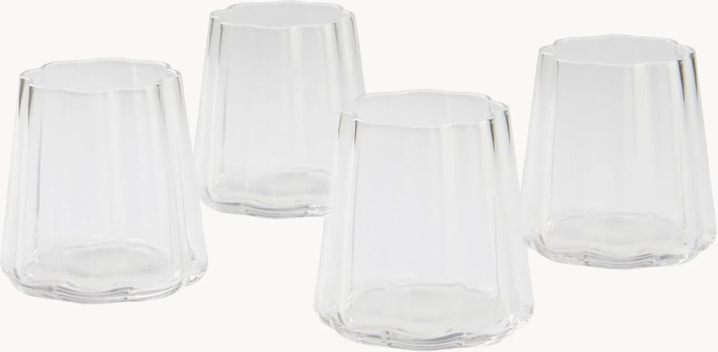 Set di 4 bicchieri Nina