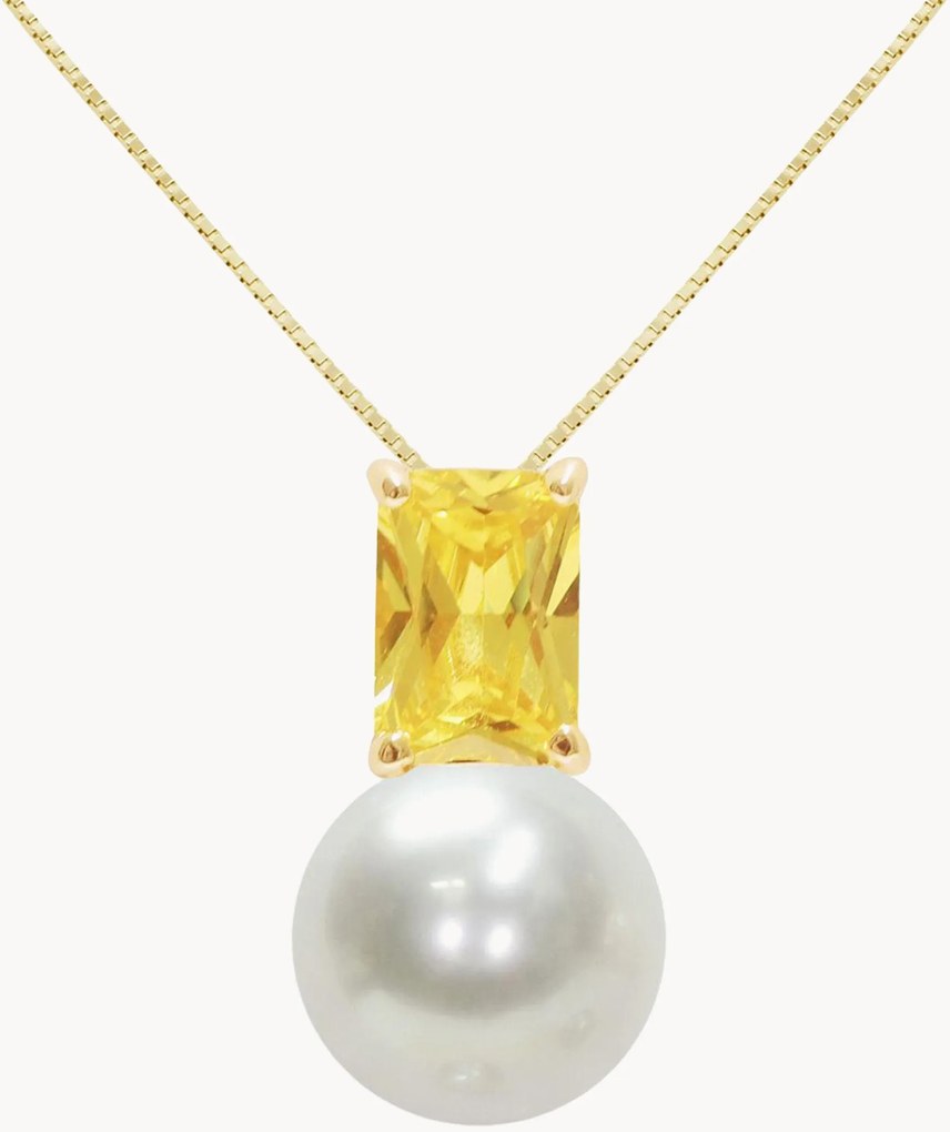 Collana in argento fatta a mano placcata in oro Drift