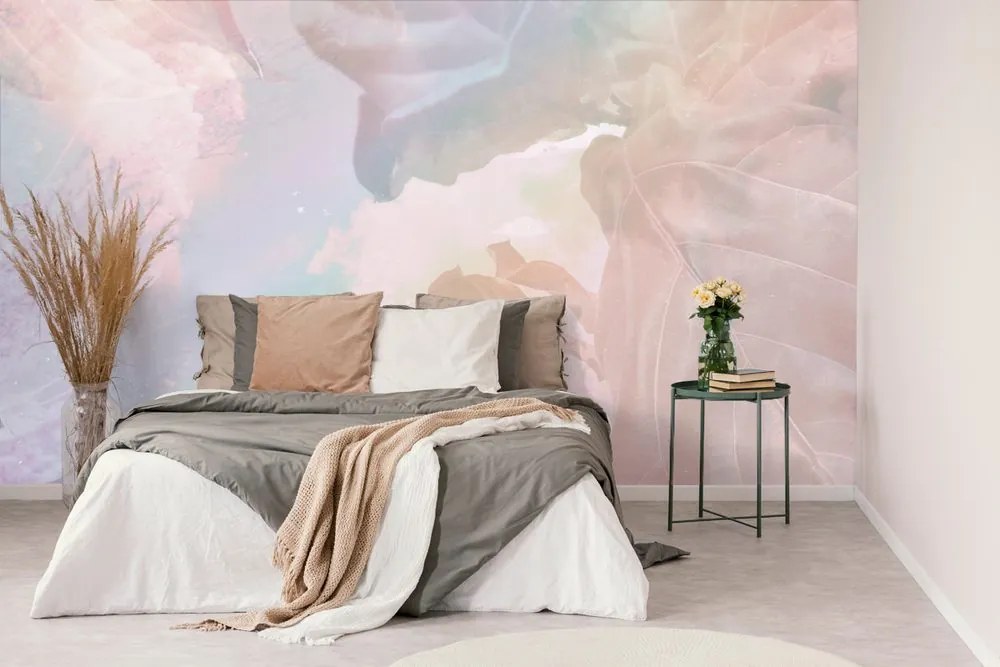 Carta da parati – Foglie Arcobaleno