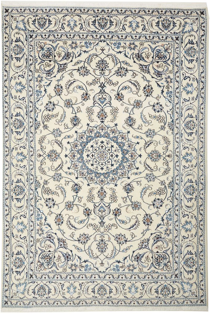 Nain Tappeto 300 x 200 Beige (Iran) Annodato A Mano