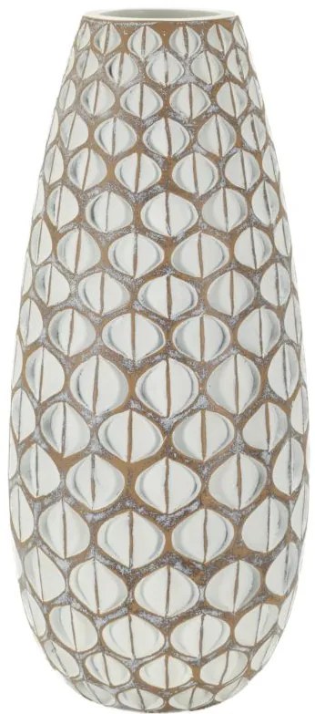 Vaso Resina Tibet Cm Ø 20X45,5 Design Moderno Elegante
