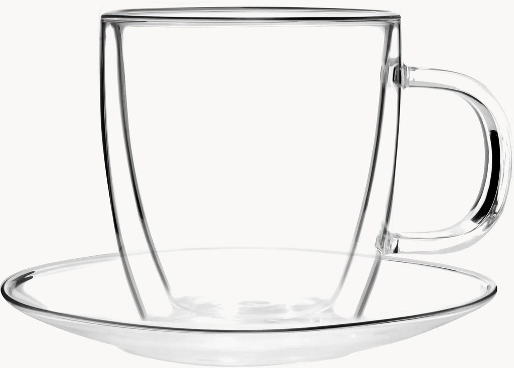 Set di 2 tazze caffè con piattino Amo