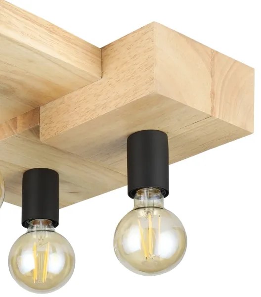 Eglo 43798 - Plafoniera HALKIN 4xE27/40W/230V