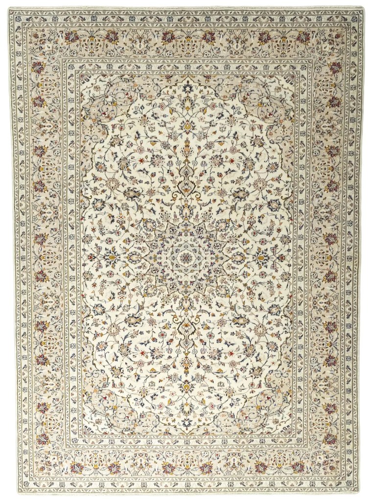 Kashan Tappeto persiano 250x350 Beige (Iran) Annodato A Mano