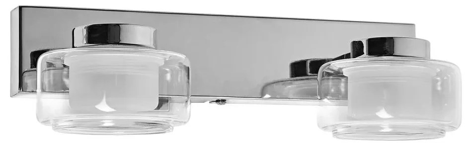 Ledvance-Applique a LED da bagno ORBIS FLAME 2xLED/5,5W/230V IP44 cromo