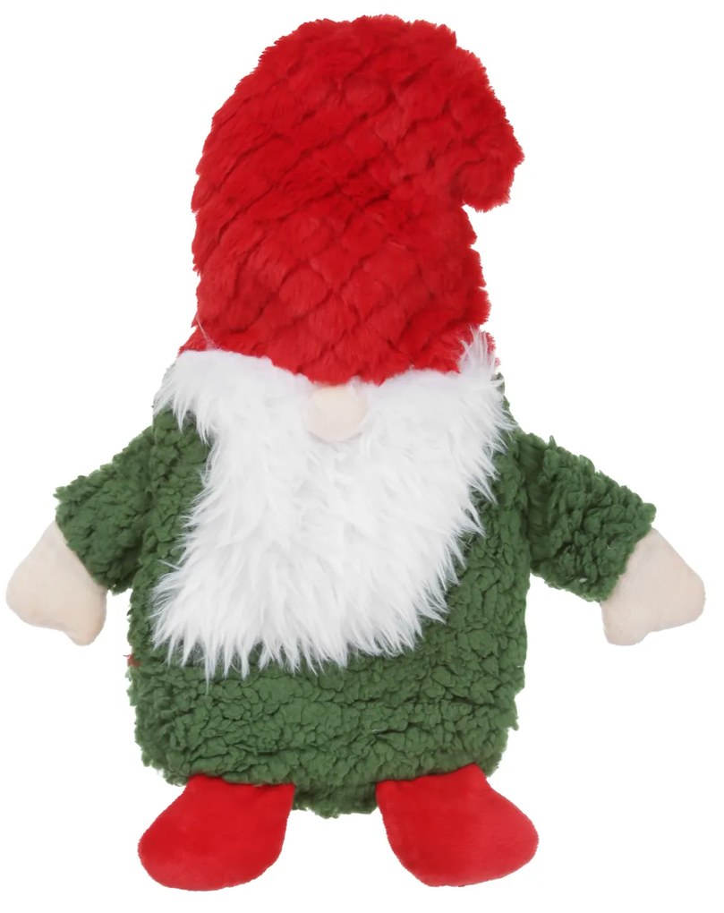 Borsa acqua calda gnomo Natale 700 ml verde