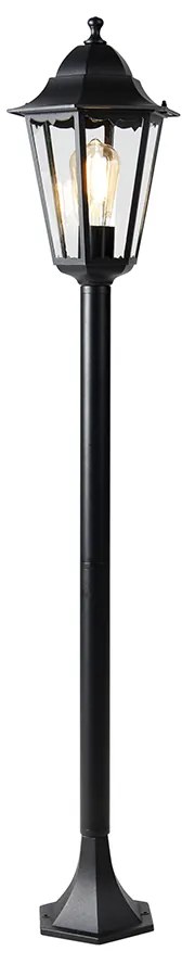 Lanterna da esterno intelligente nera 120 cm con WiFi ST64 - New Orleans