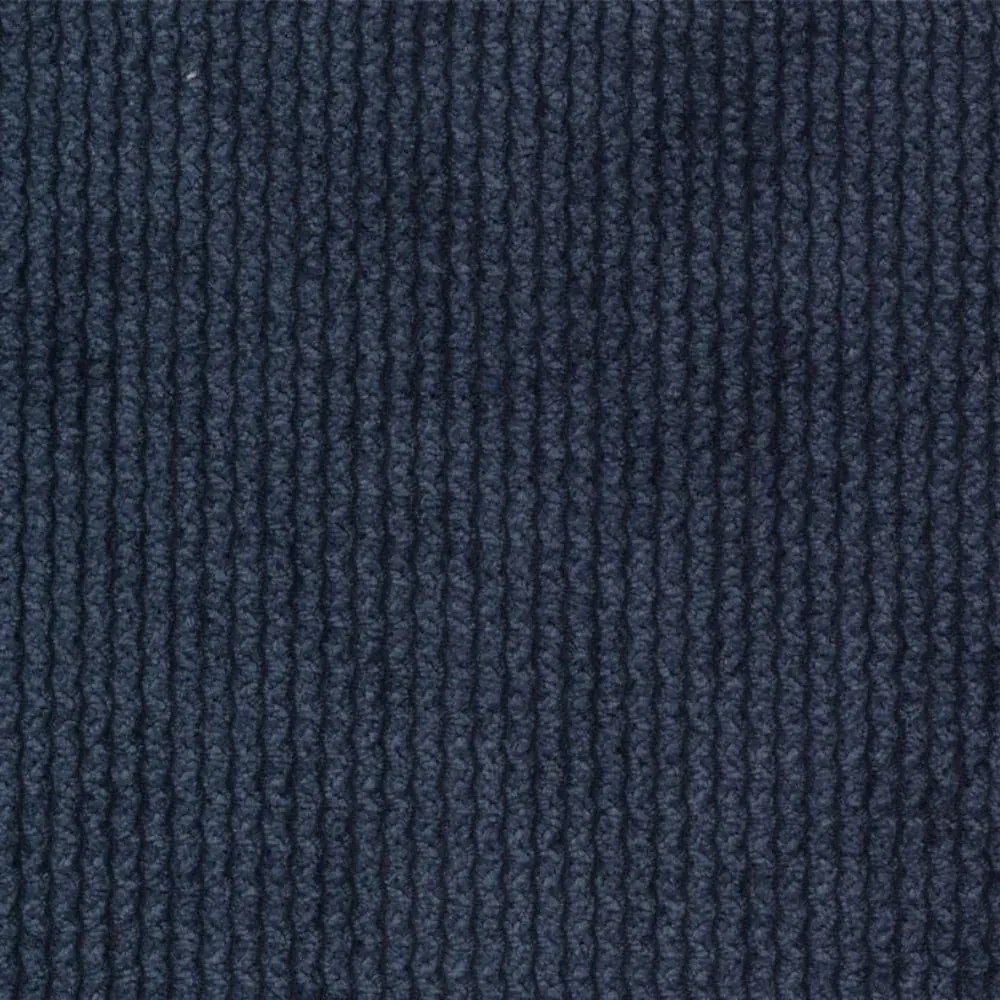 Letto matrimoniale imbottito blu scuro con griglia 180x200 cm Barker - Ropez