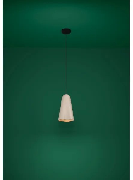 Eglo 390363 - Lampadario a sospensione con filo TOLLERIC 1xE27/40W/230V beige