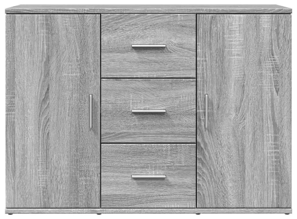 Credenza grigio sonoma 90,5x29,5x65 cm in truciolato