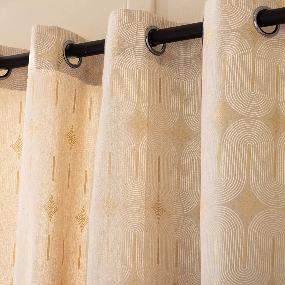 Tenda beige 140x240 cm Ondine – douceur d'intérieur