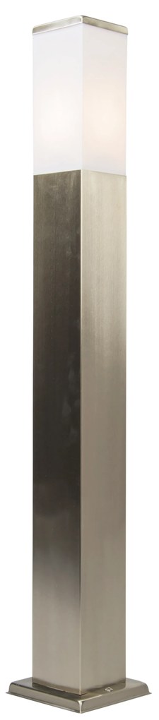 Lampada da parete esterna moderna in acciaio 80 cm IP44 - Malios