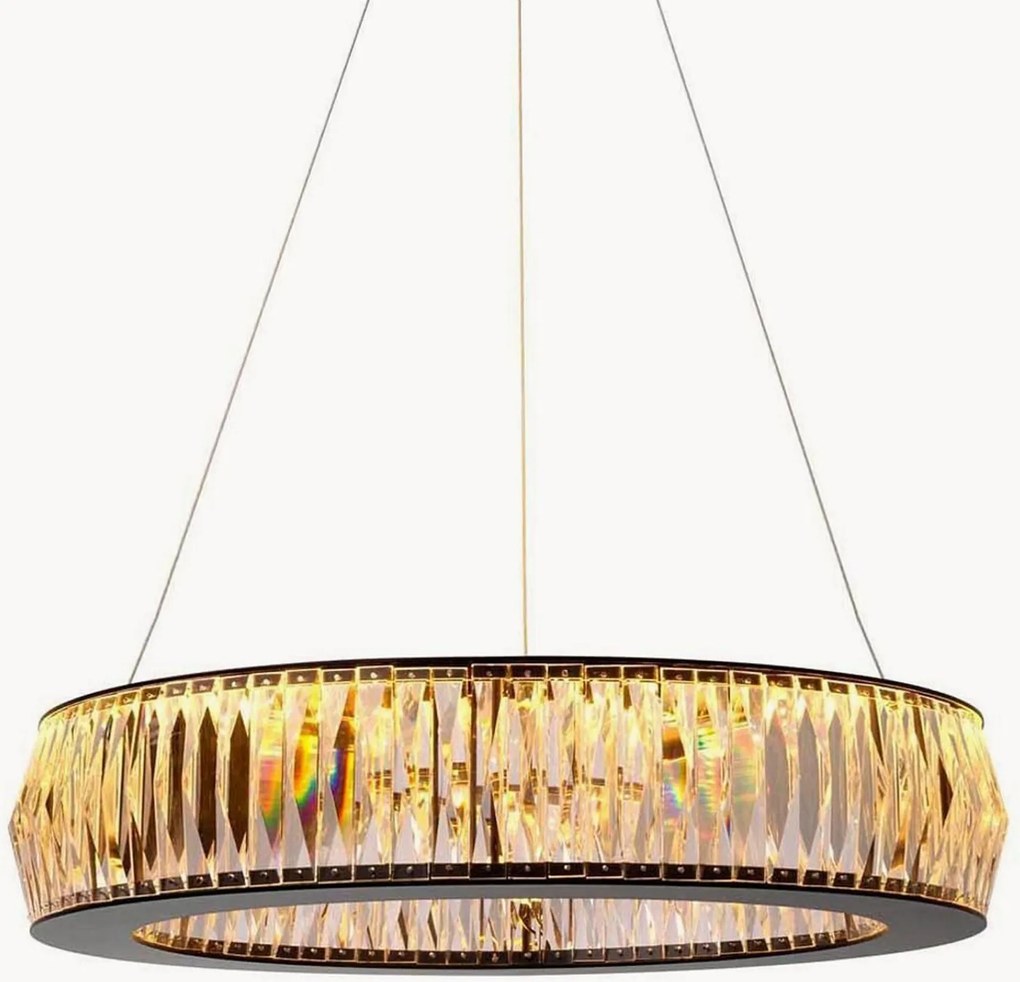 Lampadario a LED in cristallo fatto a mano Vancouver