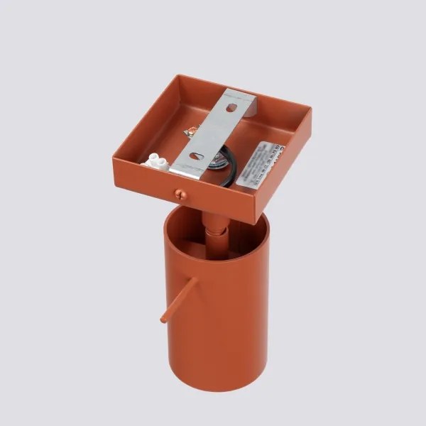 Sollux SL.1506 - Faretto da parete RING 1xGU10/10W/230V rosso