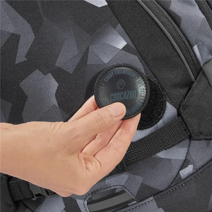 Zaino scuola coocazoo MATE, Grey Rocks, certificato AGR