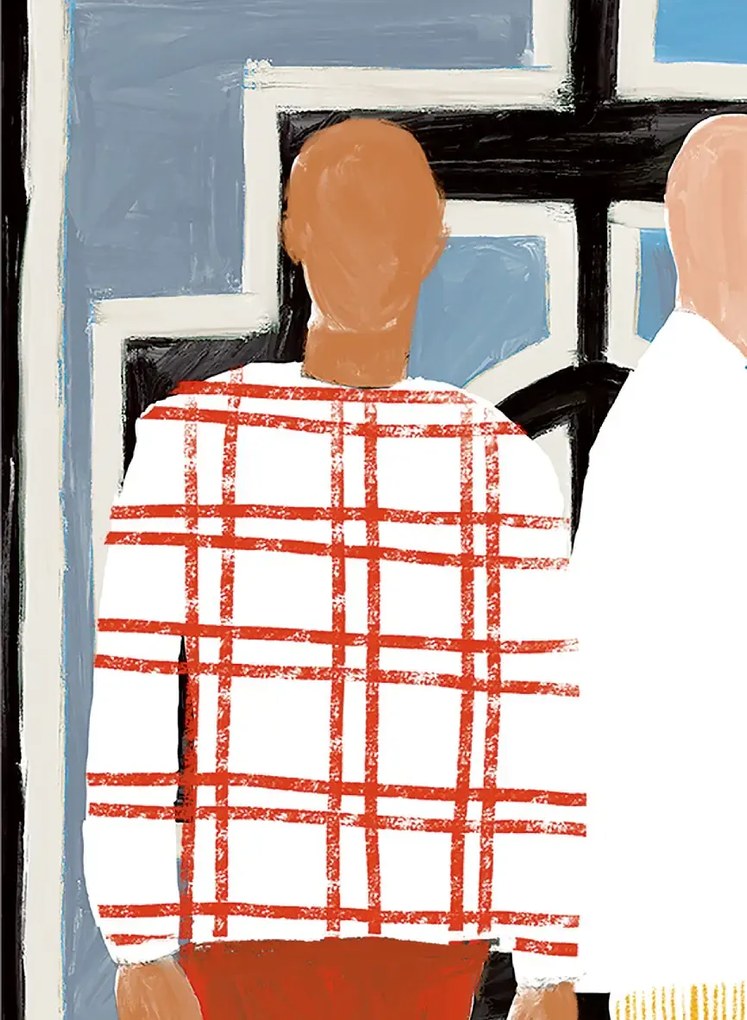 Élitis Carta da parati panoramica Ndebele - Panel 1