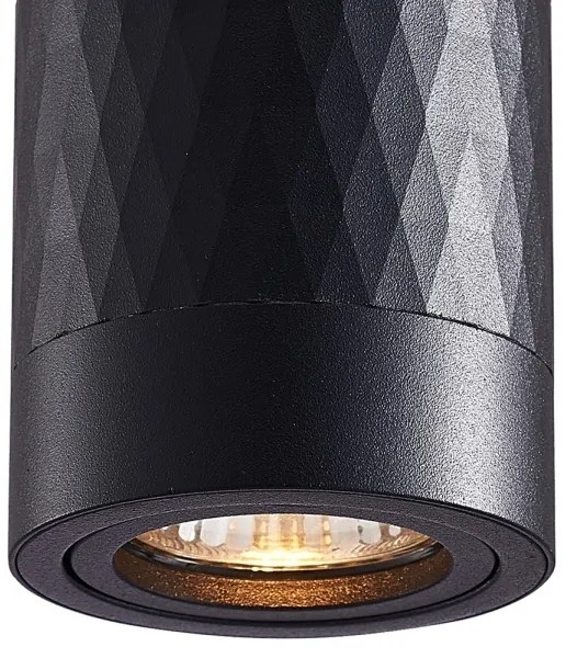 Faretto BIMA 1xGU10/25W/230V tondo nero