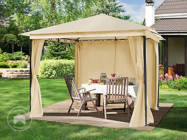 TOOLPORT Gazebo da giardino Paradise Classic crema, 3x3m - (300109)