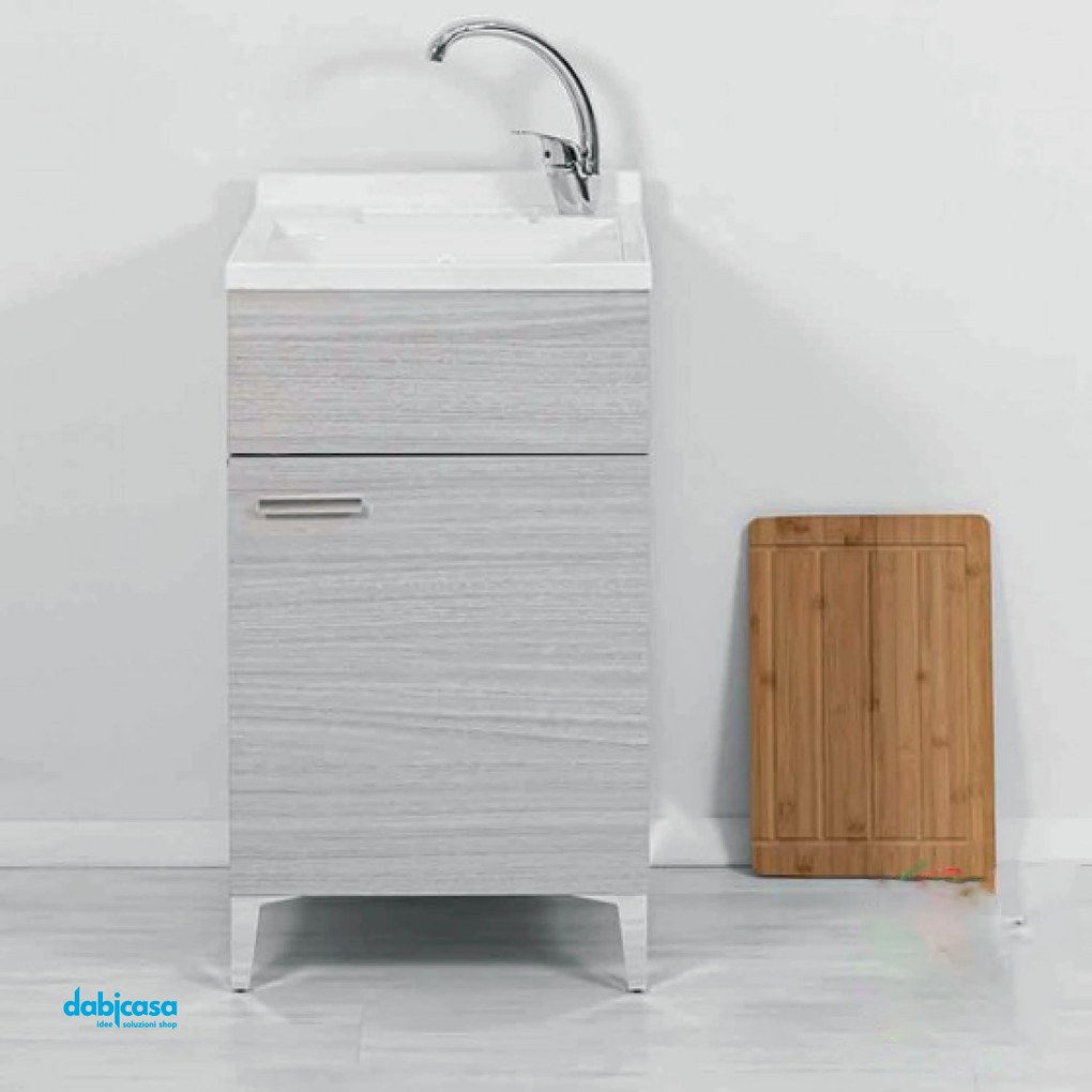 Lavatoio Linea "Stella" Colore Grigio 50x50