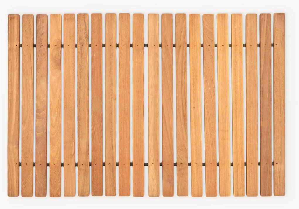 Tappetino da bagno in legno di teak Anna