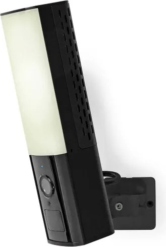 Nedis WIFICOL10CBK - Telecamera esterna Full HD 1080p con LED Wi-Fi IP65