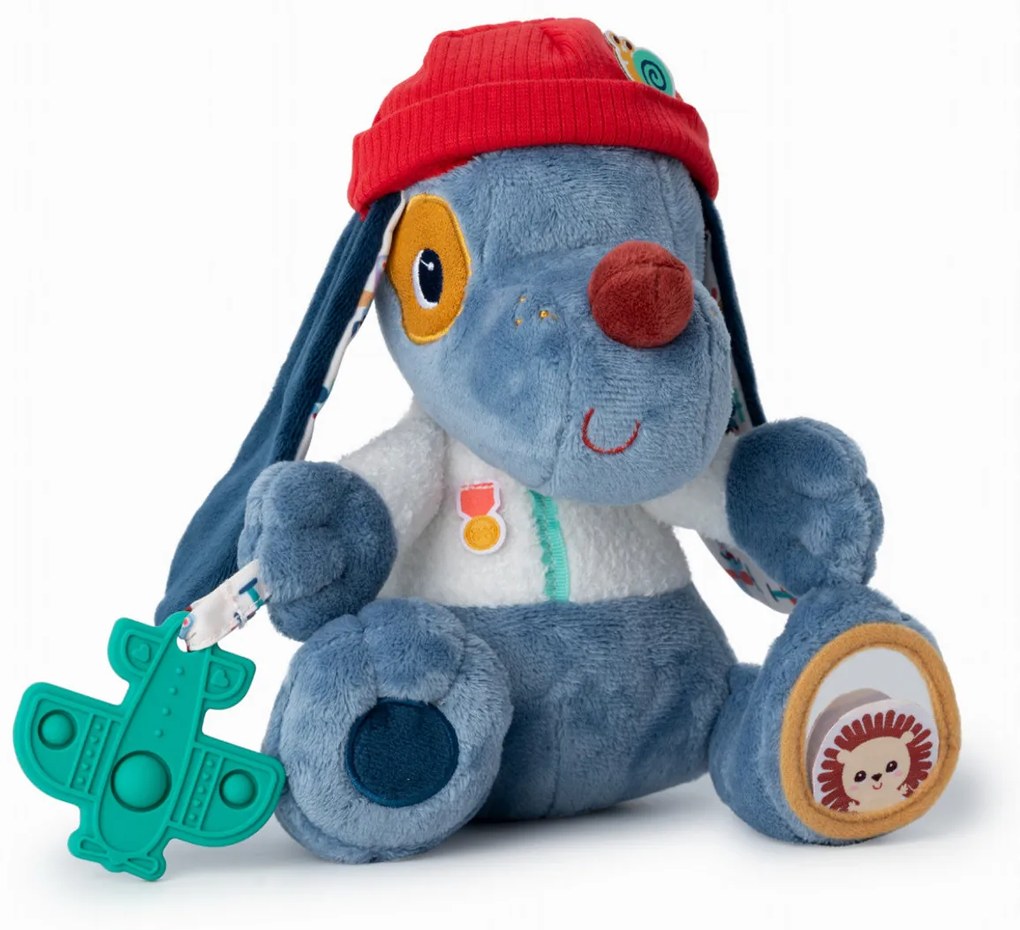 Lilliputiens - Giocattolo di stoffa con attività - Jules il cane