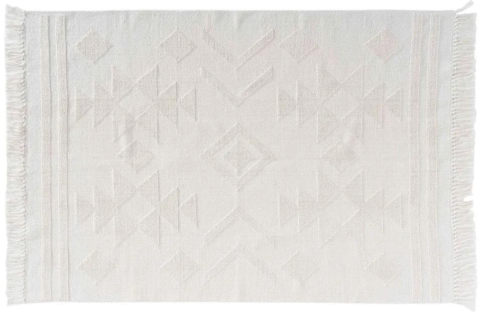 Tappeto lavabile bianco 120x170 cm Cilaos - douceur d'intérieur