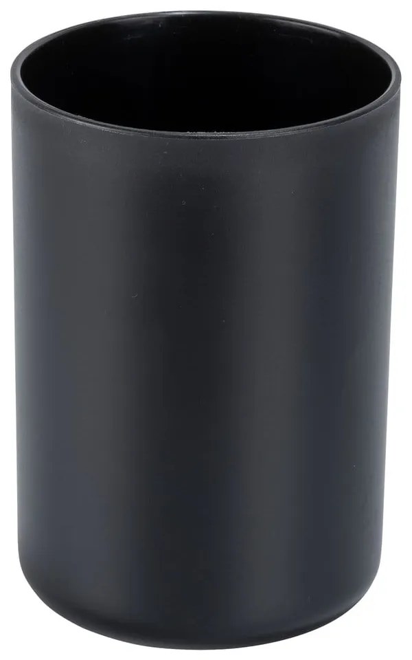 Set di accessori per il bagno nero opaco in plastica Fano – Allstar